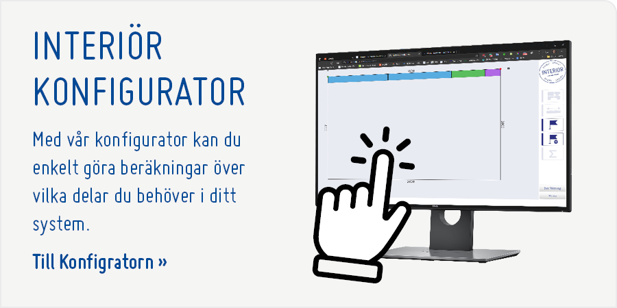 Beräkna ditt behov av INTERIOR-produkter